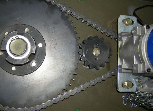 낙하방지용 안전베어링이 부착된 전동모터 SD-60