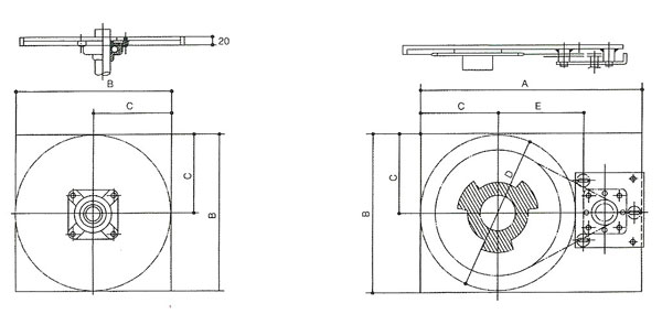 전동셔터용 방폭모터 SEM-EX750W 